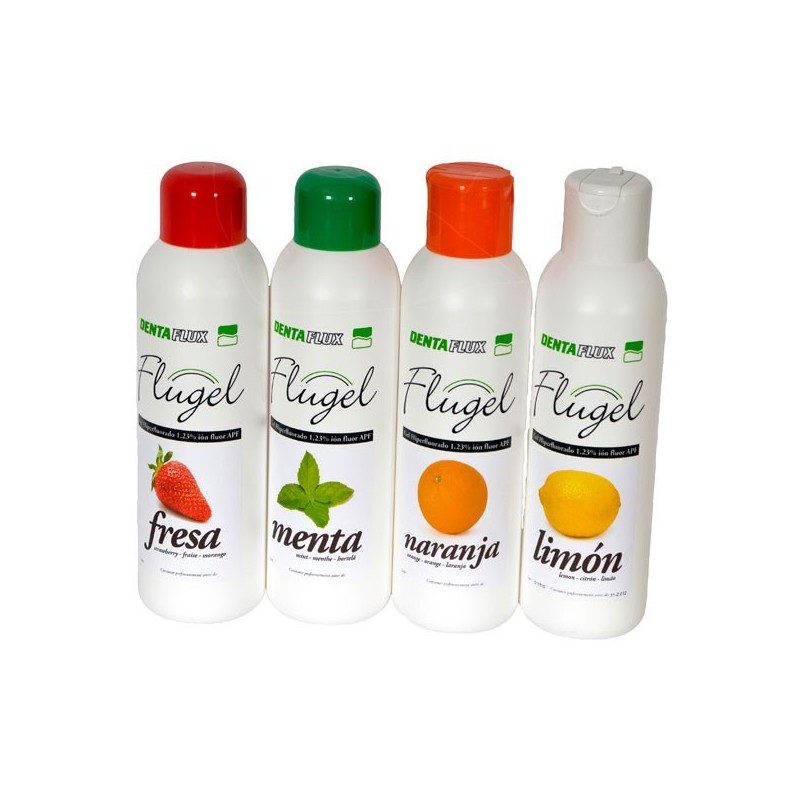 FLUGEL FLUOR SABOR FRESA 1L.