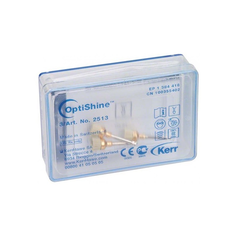 2513 OPTISHINE CEPILLOS PULIR 3u.