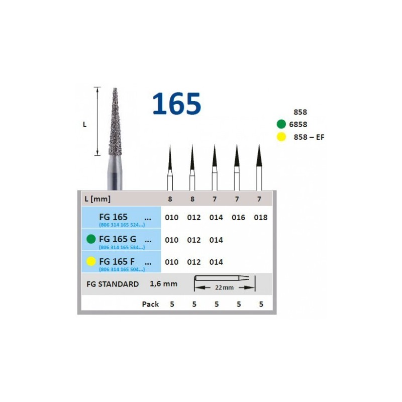 165-010 FG DIAMANTE FIG.858 5u