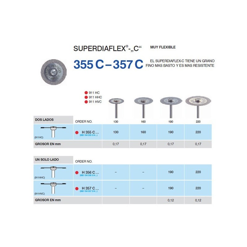 H355C-190 PM DISC.DIAM.SUPERFL