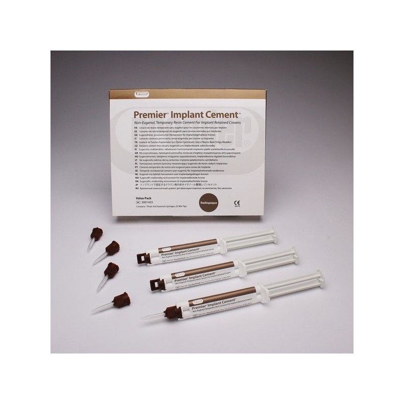 PREMIER IMPLANT CEMENT VALUE PACK 3x5ml.+ACC.