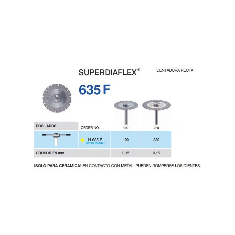 H635F-190 PM DISC.DIAM.SUPERFL