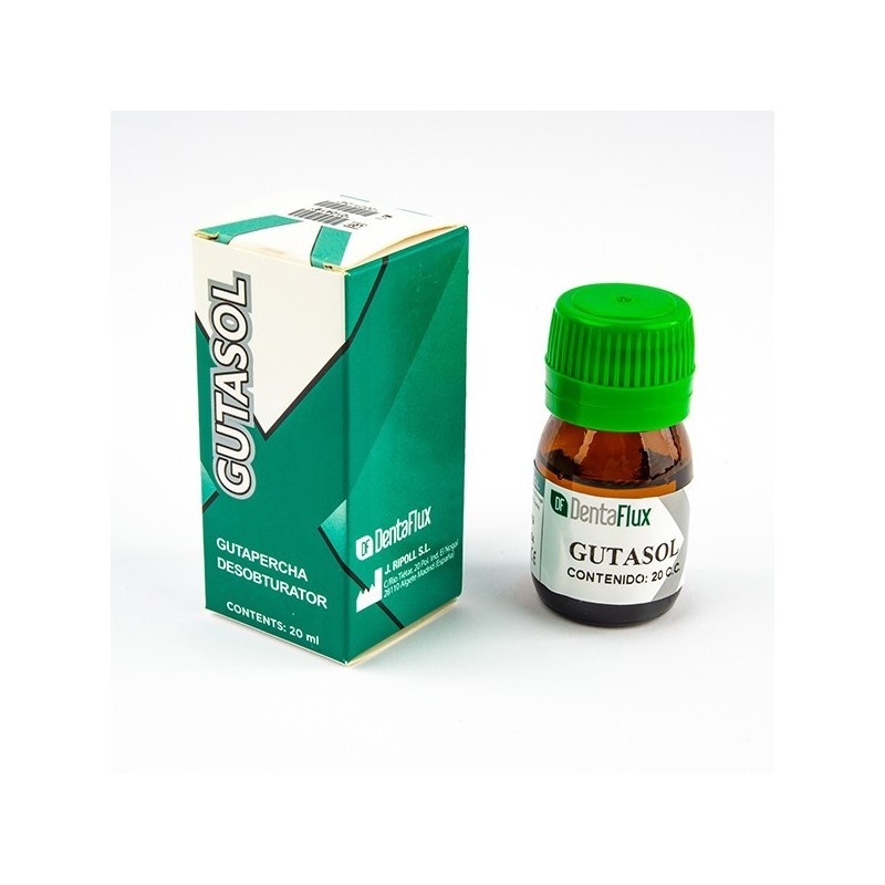 GUTASOL 20ml. DESOBTURADOR DE GUTAPERCHA