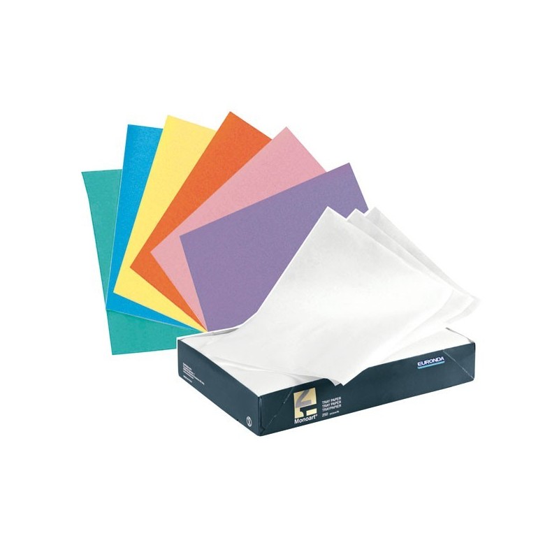 TP250/A  PAPEL ABSORB.BANDEJ.250u AZUL CELESTE