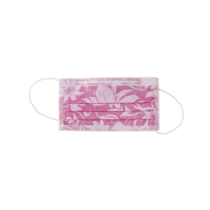 FMP3/RFLO MASCARILLA FLORAL ROSA 50u.