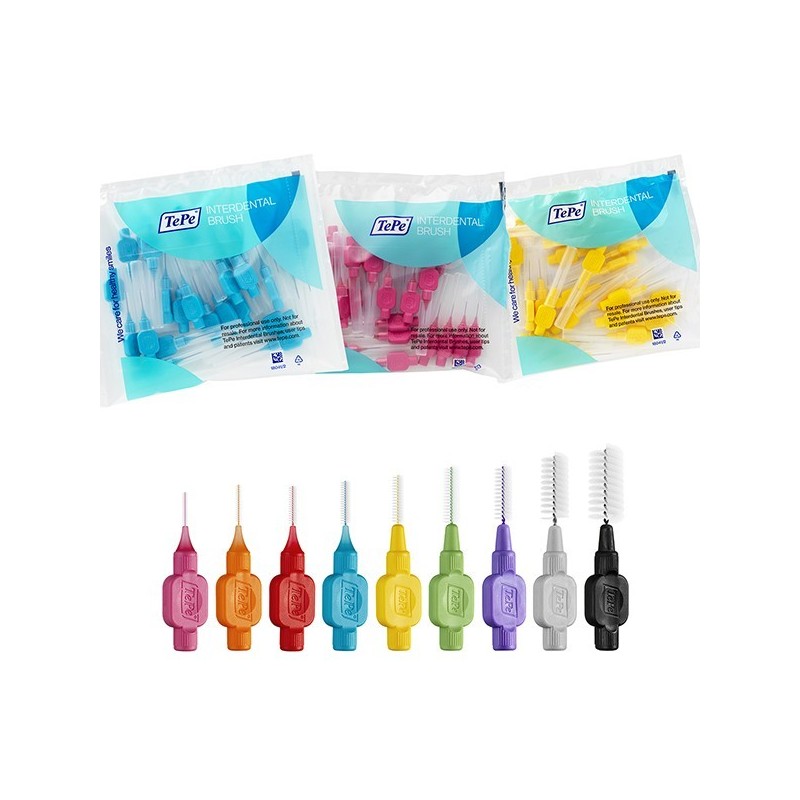 CEPILLO INTERDENTAL ROSA 0.4mm. BOLSA 25u.