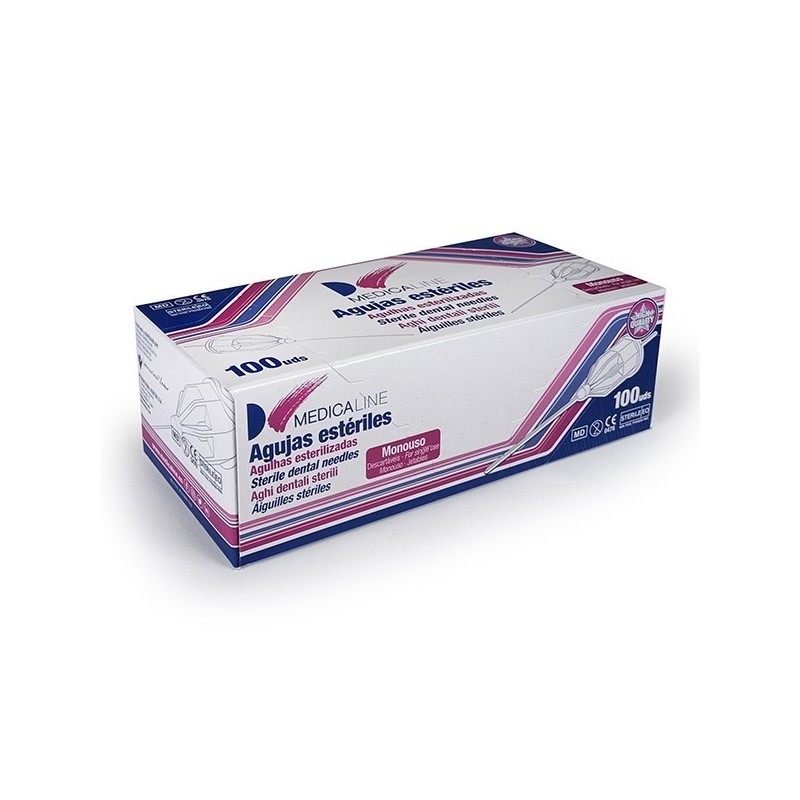 AGUJAS MEDICALINE 27G CORTA 0,4x25mm 100uds.