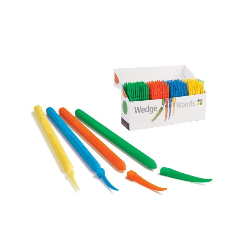 WANDS CU—AS PLASTICO C/MANGO PEQUE—AS AZULES 100u.