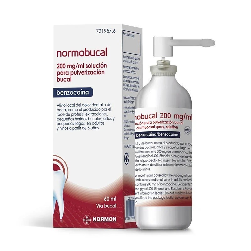 NORMOBUCAL SPRAY 20% (ANESTESIA TÓPICA) 60 ML-