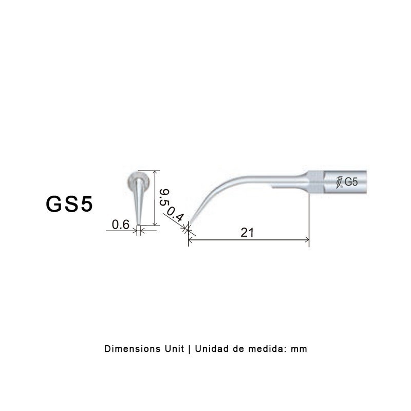 PUNTA WOODPECKER GS5 PARA SIROSONIC, PROFILAXIS