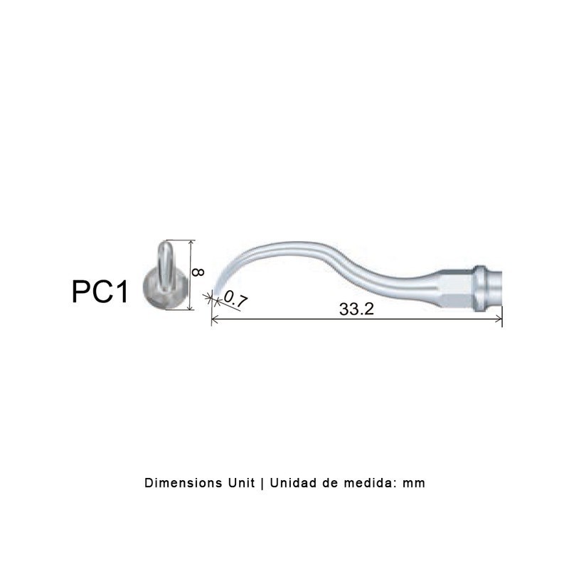 PUNTA WOODPECKER PC1 PARA KAVO SONOSOFT, PROFILAXIS