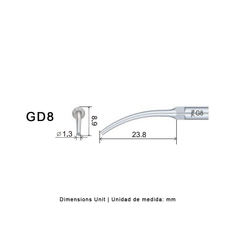 PUNTA WOODPECKER DTE GD8 PARA SATELEC, PROFILAXIS