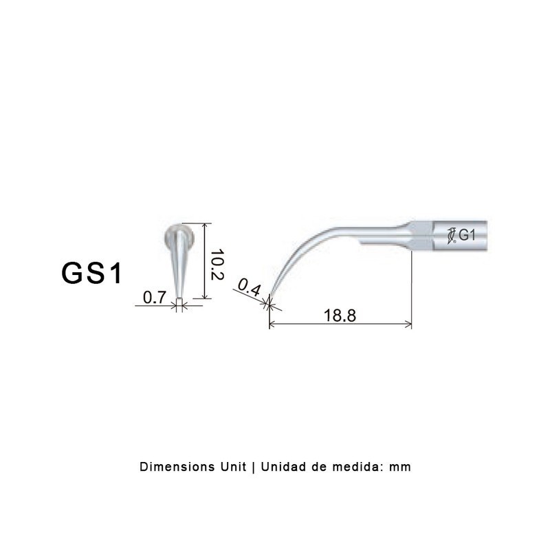 PUNTA WOODPECKER GS1 PARA SIROSONIC, PROFILAXIS