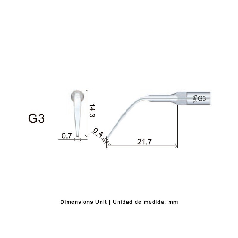 PUNTA WOODPECKER G3 PARA EMS, PROFILAXIS