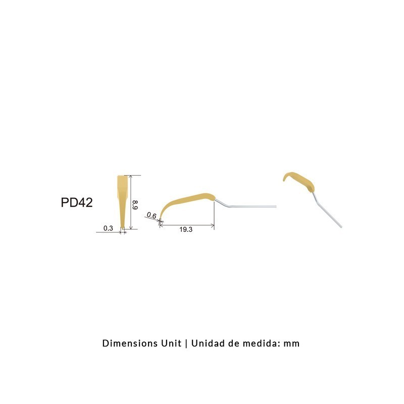 INSERTO PEEK WOODPECKER DTE PD42, PROFILAXIS IMPLANTES