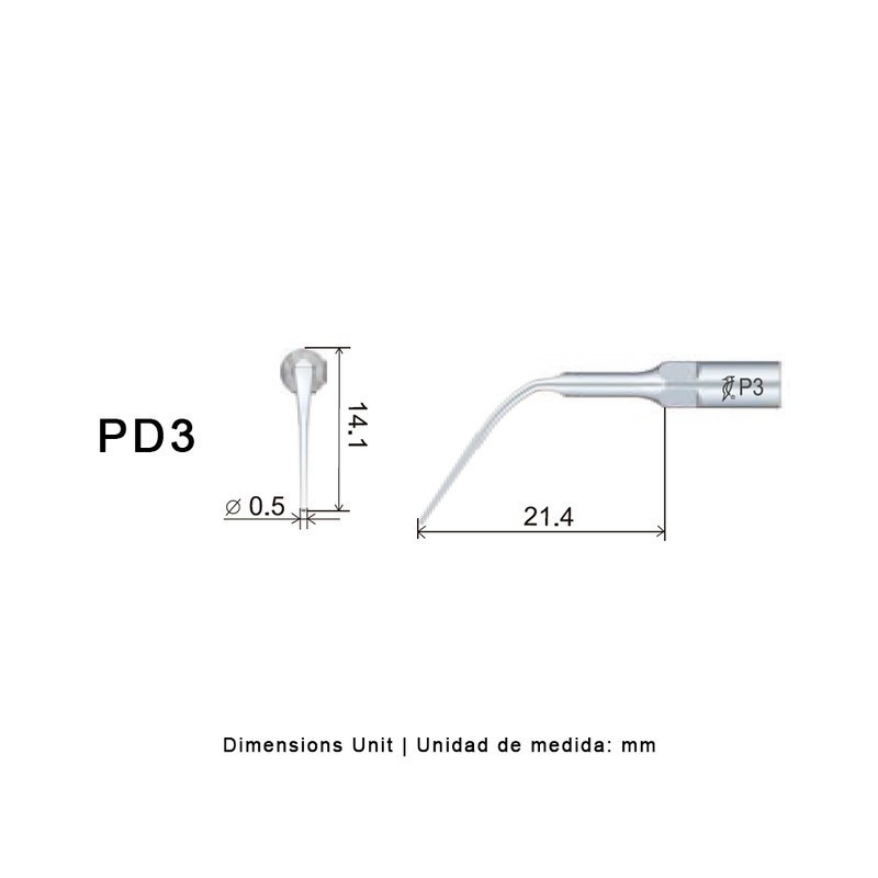 PUNTA WOODPECKER DTE PD3 PARA SATELEC, PERIO