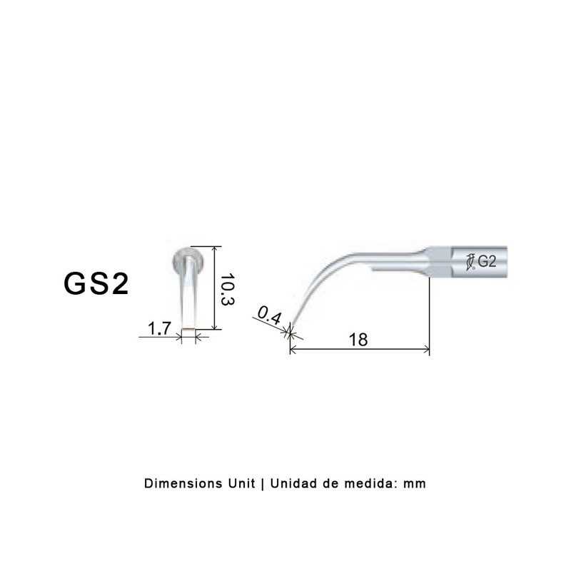 PUNTA WOODPECKER GS2 PARA SIROSONIC, PROFILAXIS