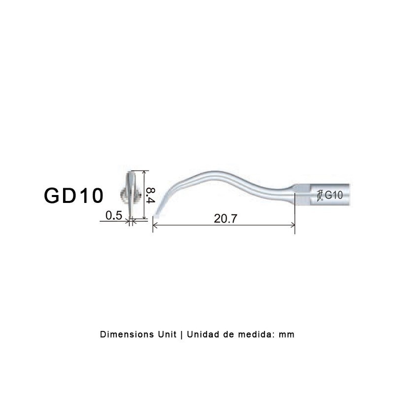 PUNTA WOODPECKER GD10 PARA SATELEC, PROFILAXIS