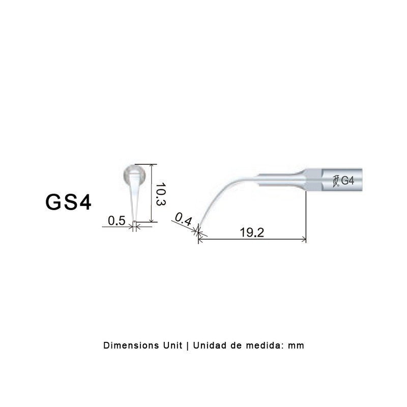 PUNTA WOODPECKER GS4 PARA SIROSONIC, PROFILAXIS