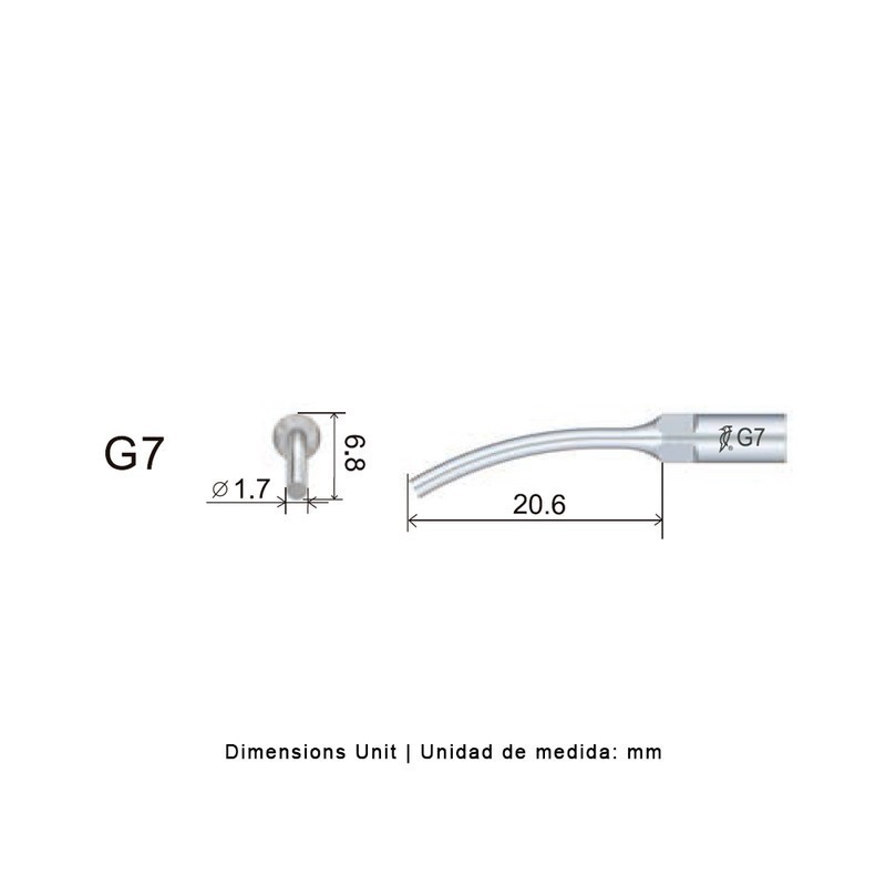 PUNTA WOODPECKER G7 PARA EMS, PROFILAXIS