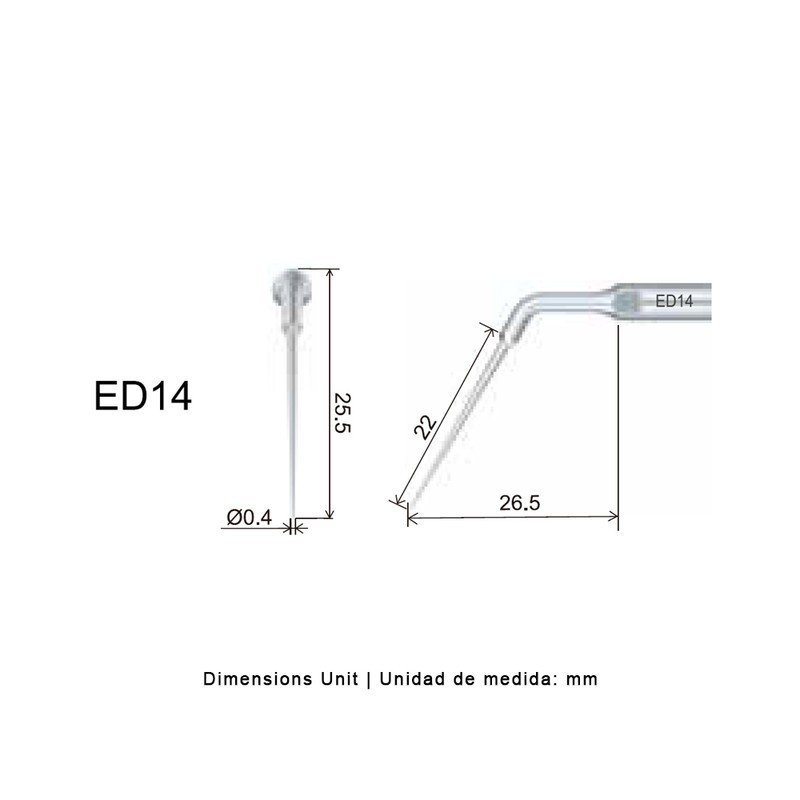 PUNTA WOODPECKER DTE ED14 PARA SATELEC, ENDO