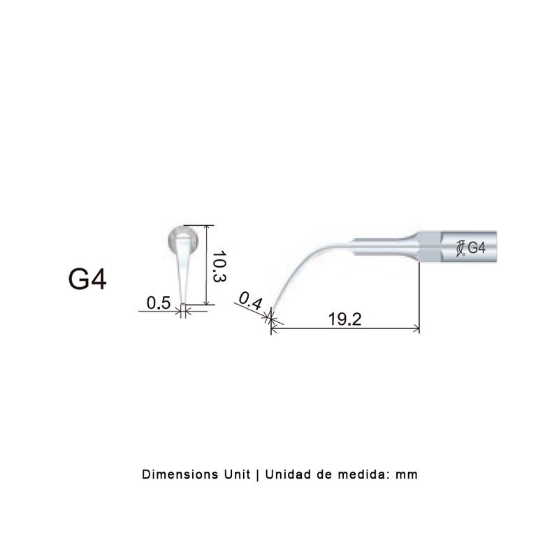 PUNTA WOODPECKER G4 PARA EMS, PROFILAXIS