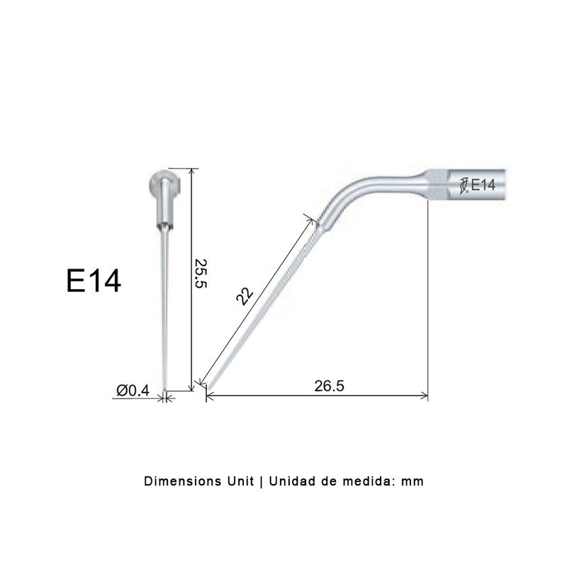 PUNTA WOODPECKER DTE E14 PARA EMS, ENDO