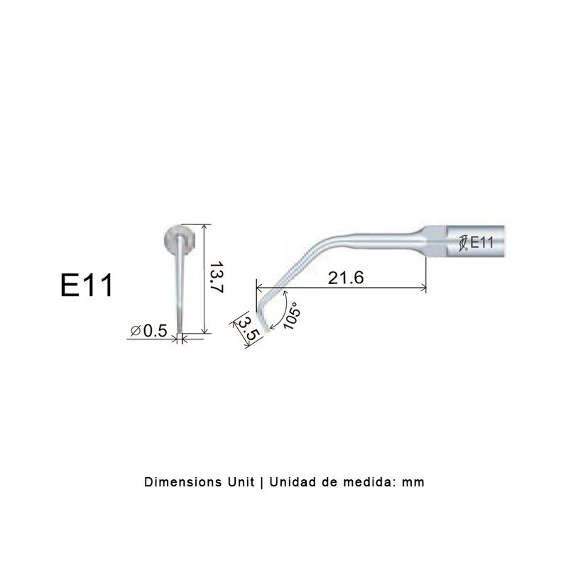 PUNTA WOODPECKER E11 PARA EMS, ENDO