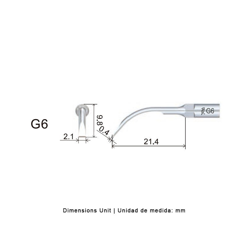 PUNTA WOODPECKER G6 PARA EMS, PROFILAXIS