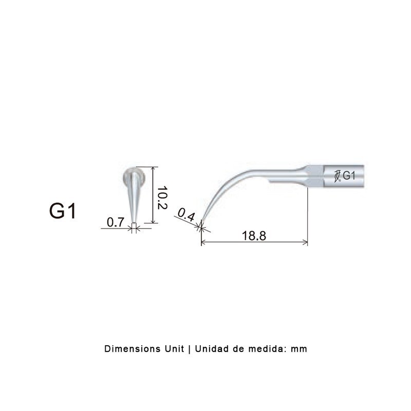 PUNTA WOODPECKER G1 PARA EMS, PROFILAXIS