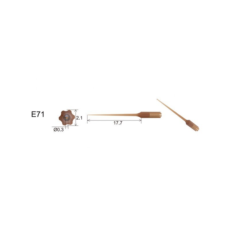 PUNTA WOODPECKER E71 PARA ACTIVADOR ENDO 1 BLANCO Y ENDO 3 WOODPECKER, 10PCS