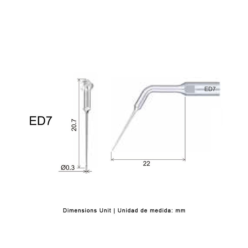 PUNTA WOODPECKER DTE ED7 PARA SATELEC, ENDO