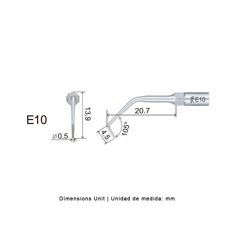 PUNTA WOODPECKER E10 PARA EMS, ENDO