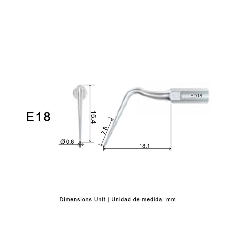 PUNTA WOODPECKER E18 PARA EMS, ENDO