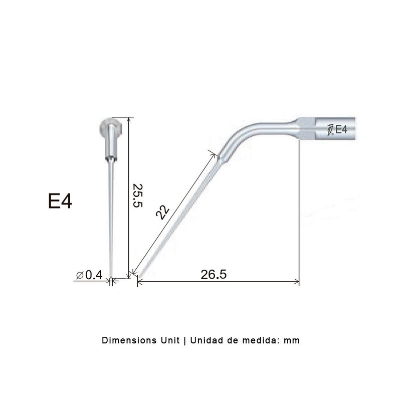 PUNTA WOODPECKER E4 PARA EMS, ENDO