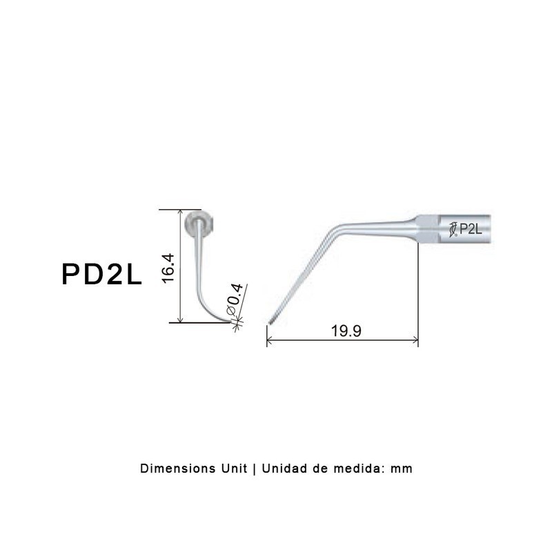 PUNTA WOODPECKER DTE PD2L PARA SATELEC, PERIO IZQ.