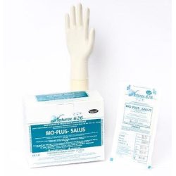 GUANTE ESTERIL LATEX S/POLVO BIO-PLUS SALUS 50UDS