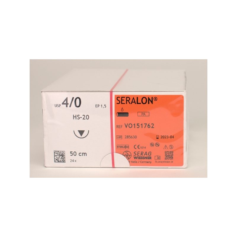 SERALON blau EP 1.5 (4/0) 1*0.50m Nadel DS-15 C/24UDS