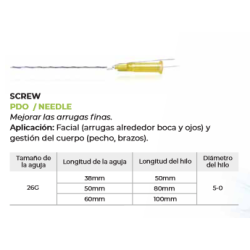 Screw / PDO/ NEEDLE