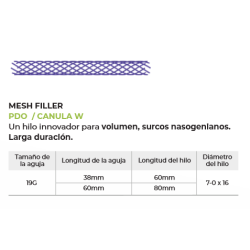 MESH FILLER /PDO Cánula L